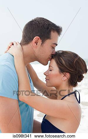 Stock Image - Loving couple on vacation. Fotosearch
