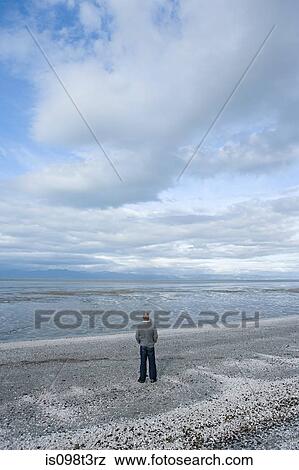 Man at Firth of Thames, Kaiaua View Large Photo Image Stock Photo - Man at Firth of Thames, Kaiaua. Fotosearch