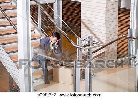 Stock Image - Redundant businessman. Fotosearch
