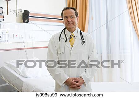 Stock Photo - Doctor in hospital room. Fotosearch