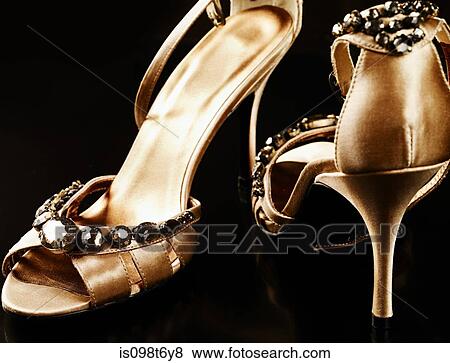 High heeled shoes View Large Photo Image Stock Photo - High heeled shoes. Fotosearch