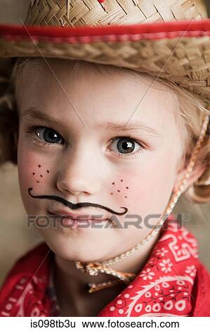 Young girl dressed up as cowgirl View Large Photo Image Stock Photograph - Young girl dressed up as cowgirl. Fotosearch