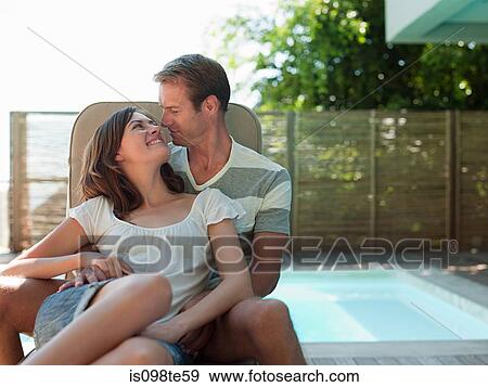 Loving couple outdoors View Large Photo Image Stock Photo - Loving couple outdoors. Fotosearch