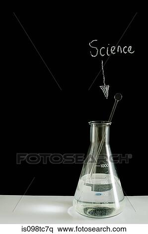 Beaker and the word science View Large Photo Image Stock Photography - Beaker and the word science. Fotosearch
