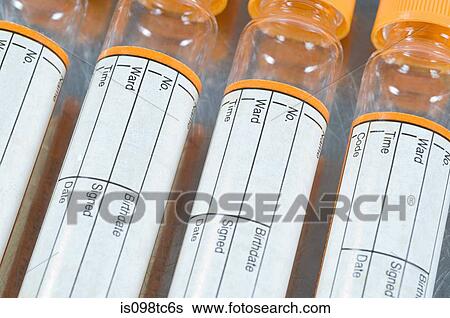 Stock Photograph - Sample bottles. Fotosearch