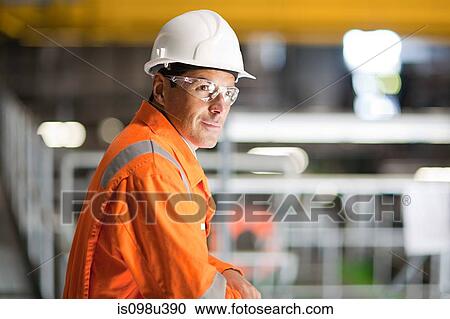 Engineer in factory View Large Photo Image Stock Image - Engineer in factory. Fotosearch