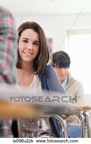 High school students sitting in classroom View Large Photo Image Stock Image - High school students sitting in classroom. Fotosearch