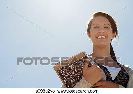 Portrait of female high school student View Large Photo Image Picture - Portrait of female high school student. Fotosearch