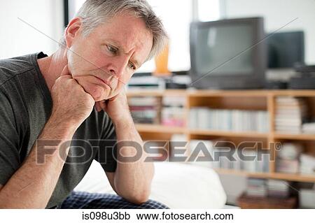 Depressed man View Large Photo Image Stock Image - Depressed man. Fotosearch