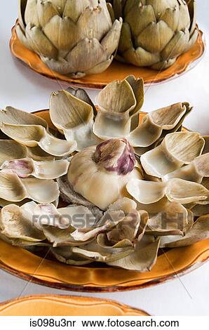 Stock Photography - Artichoke hors d'oeuvre. Fotosearch