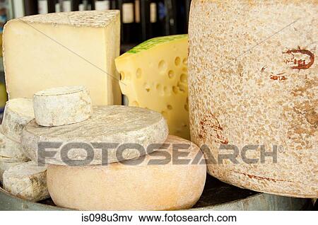 Cantal and auvergne cheeses View Large Photo Image Stock Photo - Cantal and auvergne cheeses. Fotosearch