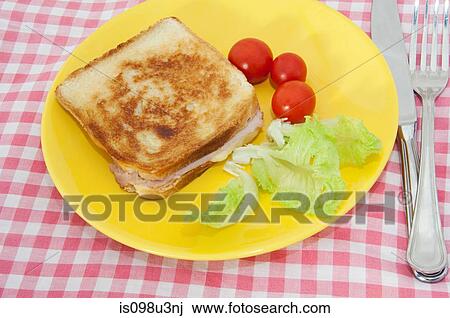 Stock Image - Croque monsieur. Fotosearch