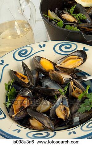 Moules marinieres View Large Photo Image Stock Photograph - Moules marinieres. Fotosearch
