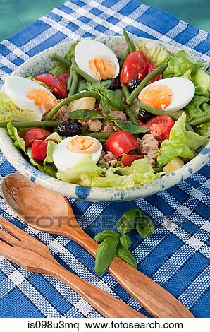 Nicoise salad View Large Photo Image Stock Photography - Nicoise salad. Fotosearch