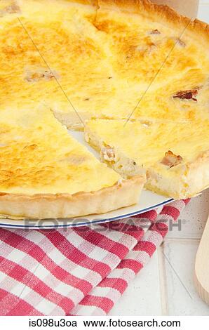 Stock Image - Quiche lorraine. Fotosearch