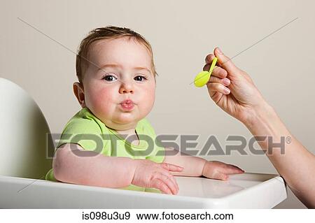 spoon fed baby