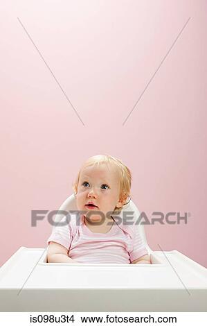 Baby girl, portrait View Large Photo Image Picture - Baby girl, portrait. Fotosearch