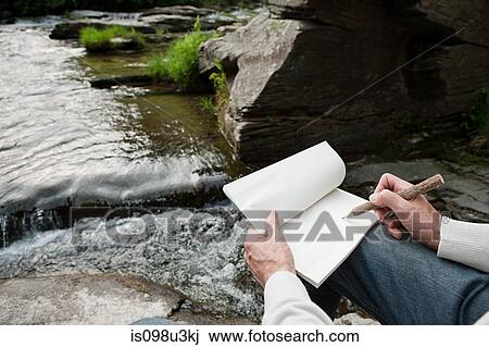 Senior man drawing outdoors, high angle View Large Photo Image Stock Image - Senior man drawing outdoors, high angle. Fotosearch