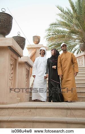 Middle Eastern people walking down steps View Large Photo Image Stock Photo - Middle Eastern people walking down steps. Fotosearch
