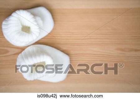 Stock Image - Baby booties. Fotosearch