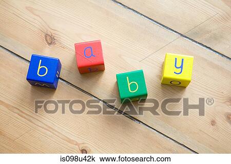 Baby spelled out in building blocks View Large Photo Image Stock Image - Baby spelled out in building blocks. Fotosearch