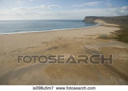 Stock Photo - Iceland, bredivak beach. Fotosearch