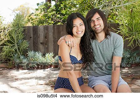 Portrait of young couple View Large Photo Image Picture - Portrait of young couple. Fotosearch
