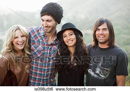 Young friends on vacation View Large Photo Image Stock Photograph - Young friends on vacation. Fotosearch