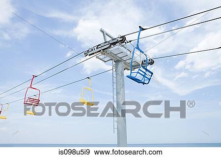 Chair lift View Large Photo Image Stock Photo - Chair lift. Fotosearch