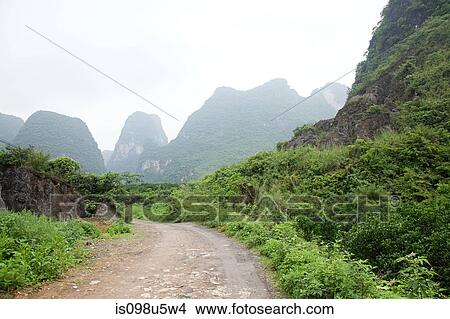 China, guangxi province, yangshuo karst landscape View Large Photo Image Picture - China, guangxi province, yangshuo karst landscape. Fotosearch