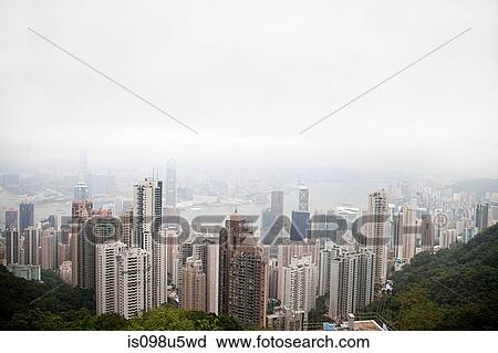 Hong kong, hong kong island, skyscrapers of central district View Large Photo Image Stock Image - Hong kong, hong kong island, skyscrapers of central district. Fotosearch