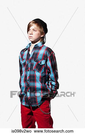 Picture - Portrait of a teenage boy. Fotosearch