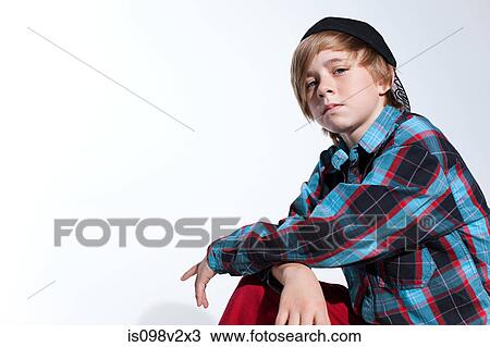 Portrait of a teenage boy View Large Photo Image Stock Image - Portrait of a teenage boy. Fotosearch