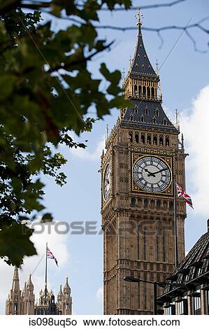 Picture - Big Ben clock tower, Westminster, London. Fotosearch