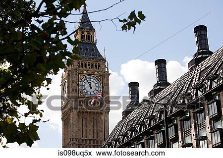 Big Ben clock tower, Westminster, London View Large Photo Image Stock Photo - Big Ben clock tower, Westminster, London. Fotosearch