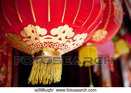 Stock Photography - Lanterns in chinatown, London. Fotosearch