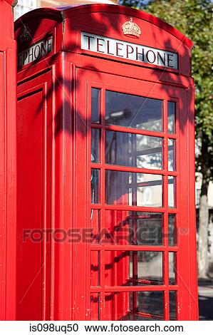 Red telephone box, London View Large Photo Image Stock Image - Red telephone box, London. Fotosearch