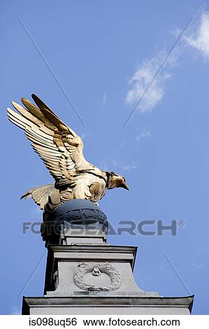 Stock Photograph - Royal Air Force Memorial, Victoria Embankment, London. Fotosearch
