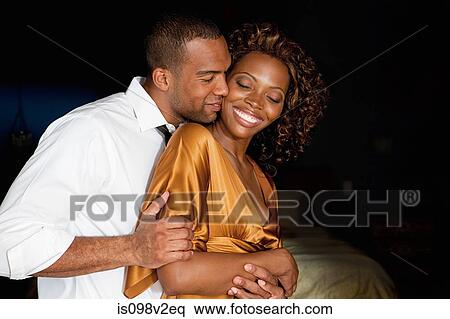 Stock Photography - Affectionate young couple. Fotosearch