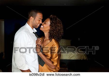 Glamorous young couple face to face View Large Photo Image Stock Image - Glamorous young couple face to face. Fotosearch