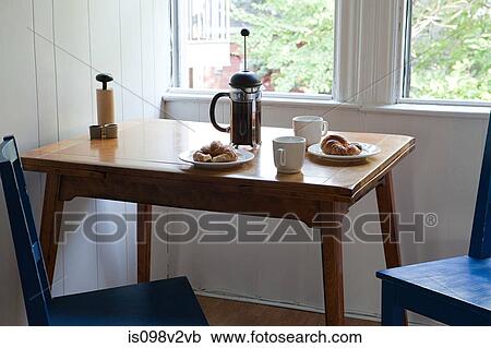 Stock Image - Breakfast table. Fotosearch