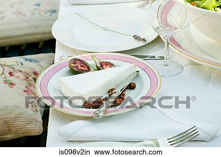 Plate of cheese, figs and hazelnuts View Large Photo Image Picture - Plate of cheese, figs and hazelnuts. Fotosearch