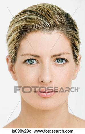 Portrait of young blond woman View Large Photo Image Picture - Portrait of young blond woman. Fotosearch