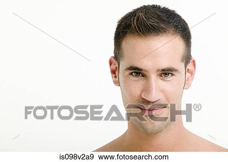 Portrait of young man View Large Photo Image Stock Photo - Portrait of young man. Fotosearch