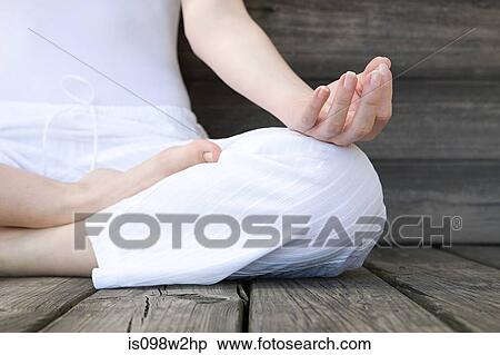 Women in lotus position during yoga View Large Photo Image Stock Photography - Women in lotus position during yoga. Fotosearch