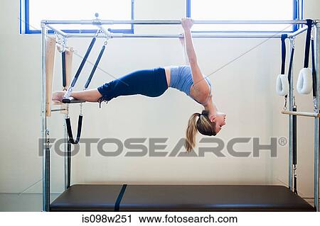 Women doing pilates View Large Photo Image Stock Image - Women doing pilates. Fotosearch