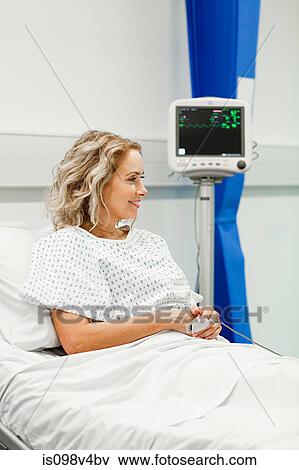 Stock Photo - Mature female patient. Fotosearch