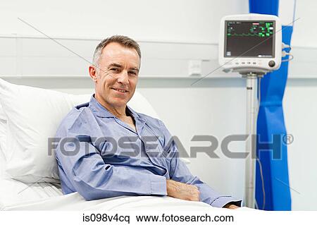 Stock Photography - Mature male patient. Fotosearch
