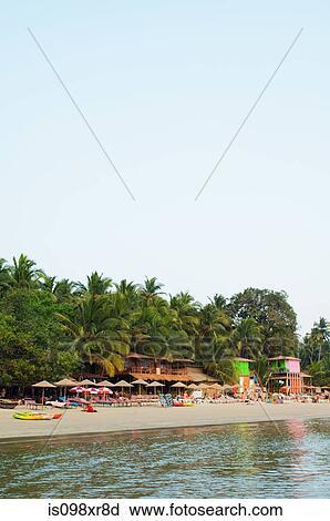 Palolem beach from the sea, Goa View Large Photo Image Stock Image - Palolem beach from the sea, Goa. Fotosearch