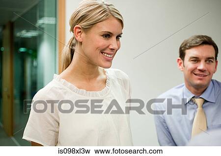 Stock Photo - Portrait of businesspeople. Fotosearch